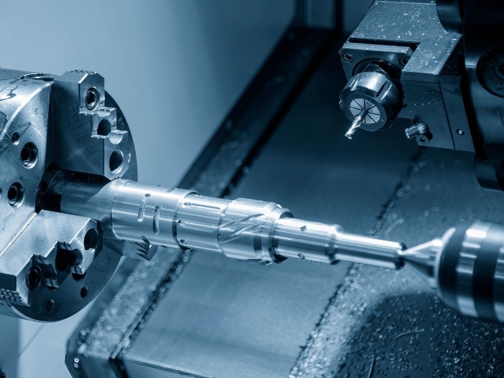 Working CNC Lathe image